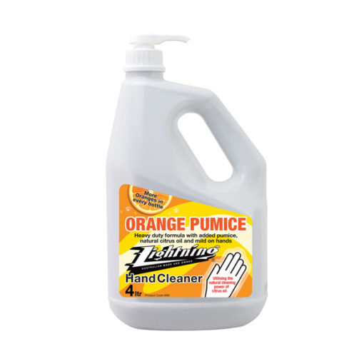 orange pumice hand cream