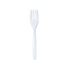 Capri White Plastic Fork 100pk